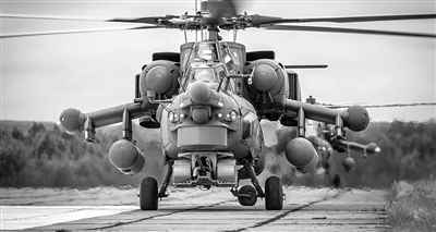 俄超级暗夜猎手直升机 欲当未来10年空中战场的主角