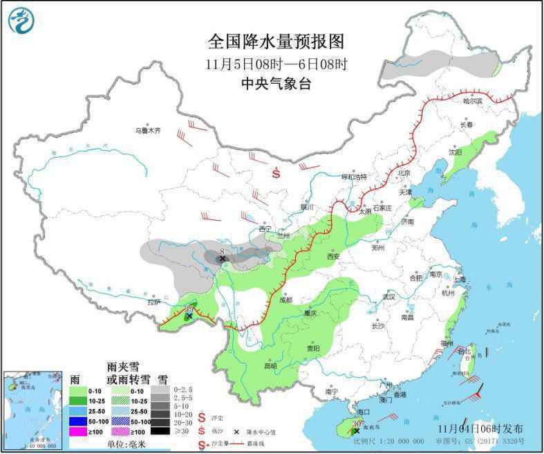 台风“天鹅”影响南海青藏高原东部有雨雪天气