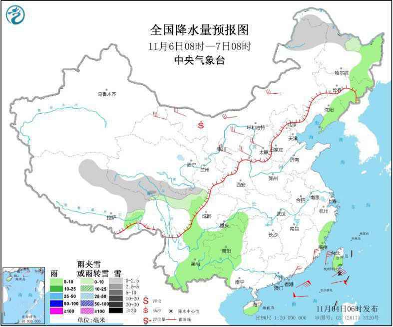 台风“天鹅”影响南海青藏高原东部有雨雪天气