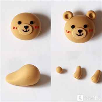 7 手工黏土“月亮上的小熊”,陪娃一起做好梦