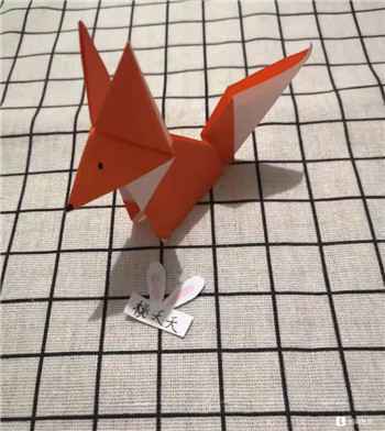 亲子趣味折纸—可爱的小狐狸， 简单易学哦~