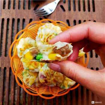 009 饺子皮版牛肉粒煎饼,带来不一样的美食体验