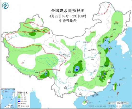 东北华北黄淮等地有小到中雨南方局地伴有短时强降水