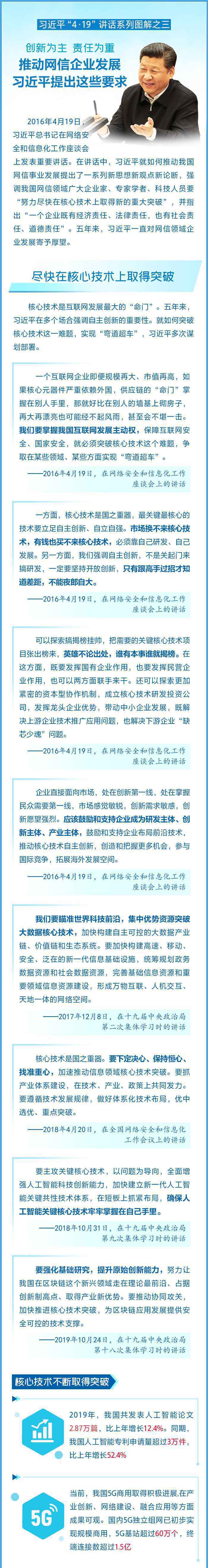 推动网信企业发展 习近平提出这些要求