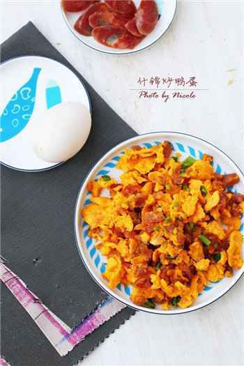 001 给娃补钙吃啥好?简单易做的什锦炒鸭蛋了解下!