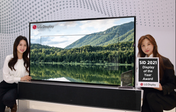 LG Display可卷曲OLED电视获SID 2021“年度显示”奖