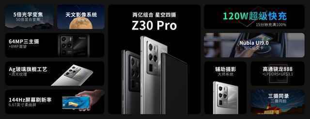 经典回归,努比亚发布新一代影像旗舰Z30 Pro