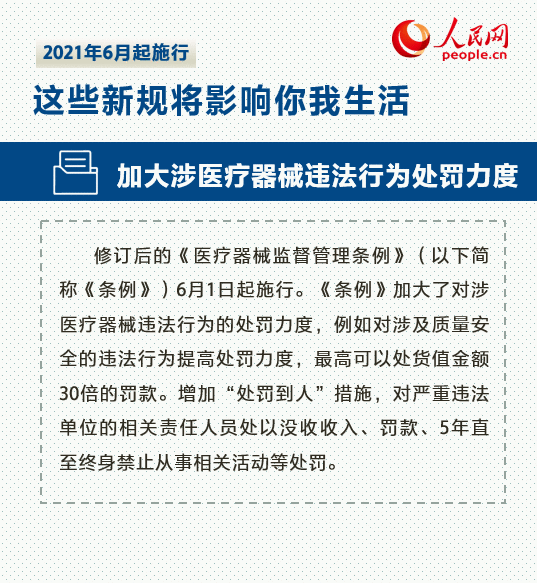 6月,这些新规将影响你我生活