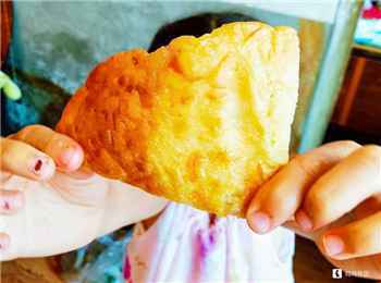 003 鸡蛋和金针菇的碰撞:松软煎饼,孩子超爱~