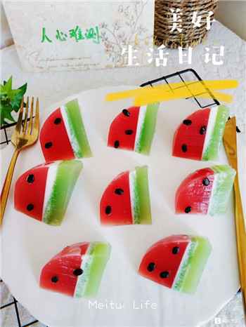 003 夏天到啦,西瓜汁和西瓜冻都安排起来吧~
