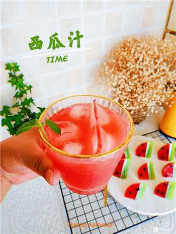 009 夏天到啦,西瓜汁和西瓜冻都安排起来吧~