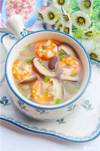 004 冬瓜虾仁菌菇汤,鲜美好喝,瘦身必备!