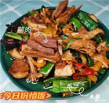 001 酱香四溢的铁锅炖大鹅,营养丰富巨好吃!