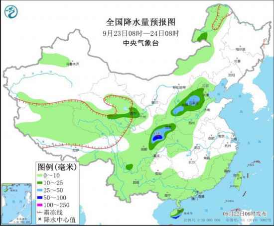 陕西华北黄淮有一次较强降水过程部分地区有大到暴雨